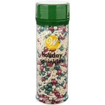 Holiday Lights Sprinkles Mix Decorations 4.6 oz Tall Wilton Christmas - £6.40 GBP
