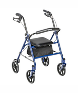 4 Wheel Rollator Rolling Walker with Padded Seat Storage Basket Hand Bra... - $1,192.70 MXN