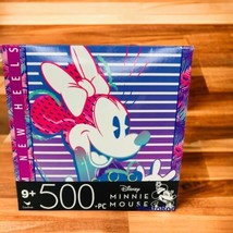 Disney Jigsaw Puzzle 500 Pieces Minnie Mouse Them New Heels Feels 11&quot; x ... - $11.18