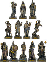 The 12 Olympian Gods (12 Cold Cast Bronze miniatures) NEW - $175.11