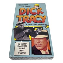 The Many Faces Of Dick Tracy Vhs Video Specials 1990 Oop Brand New Sealed Vtg - £8.48 GBP