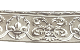 Foremost Fleur-De-Lis Border 5-Yd Wallpaper Brown Sepia 279206 Vinyl Tra... - $13.86