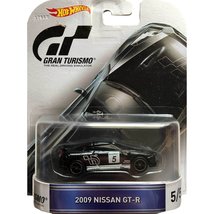 Hot Wheels Gran Turismo 2009 Nissan GT-R 5/5 black car - £21.31 GBP