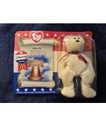 TY McDonald&#39;s Beanie Baby &quot; Liberty the Bear &quot; Rare - $107.95 MXN