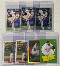 (7) AJ Puk 2020 Topps Rookie Card Lot RC Athletics Miami Marlins - $7.85