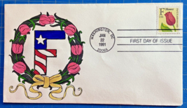 Three Different 29¢ &quot;F&quot; Stamps FDCs Hudeck Cachet Scott #2522 #O144 and ... - $3.99