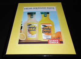 Simply Lemonade / Giant Eagle 2006 11x14 Framed ORIGINAL Advertisement - $34.64