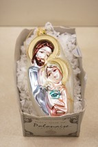 Kurt S. Adler Polonaise Holy Family Blown Glass Ornament 6in with Box - £33.27 GBP