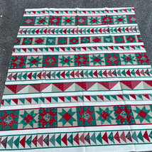 Joan Kessler Concord Fabrics Christmas Quilt Print One Yard Made USA 36&quot;x44&quot; - £7.58 GBP
