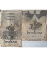 DRAGONSLAYER ~ Peter MacNicol, Vintage Movie Ads from 1981 ~ ADVERTISEMENTS - £5.38 GBP