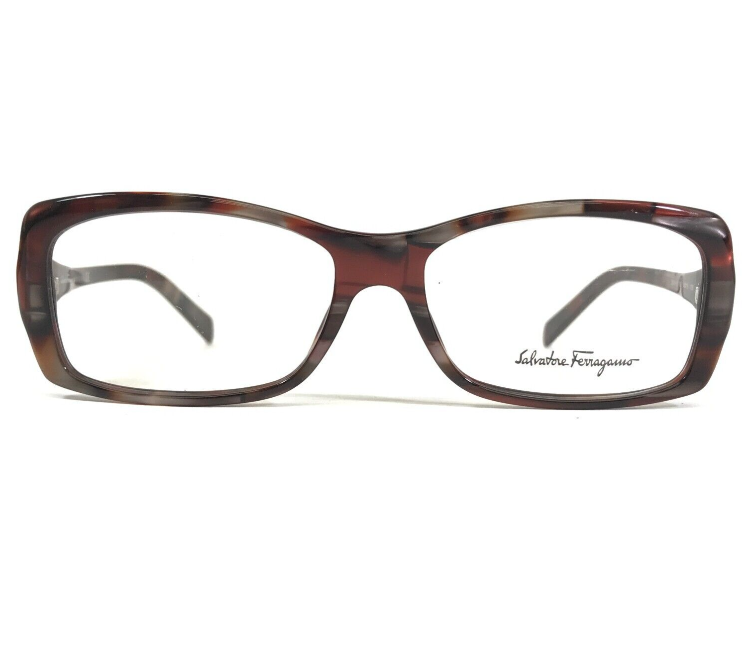 Salvatore Ferragamo Eyeglasses Frames 2649-B 600 Brown Horn Tortoise 54-15-135 - $69.91