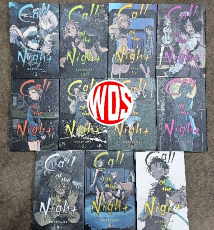 Call Of The Night Manga Full Set Volume 1-11 English Version Comic Book  - £151.86 GBP