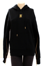 Adidas Black Pullover Hoodie with Side and Underarm Zippers Women&#39;s XS NWT - £106.82 GBP