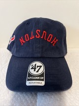 NEW Houston Texans 47 Brand Clean Up Hat Adjustable Cap  BLUE - $25.25