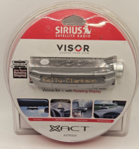 New X-ACT AXTR3CK Sirius Satellite Radio Visor Vehicle Kit With Rotating Display - £16.40 GBP