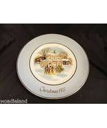 Wedgwood for Avon 1977 Christmas Plate Carolers in the Snow - £7.98 GBP