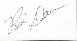 Kim Davis Signed Index Card - £23.38 GBP