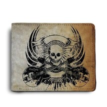 Printed Pu/Canvas Leather Wallet Men Purse Cartera de hombre портфейл مح... - £6.72 GBP