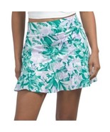 NWT TOMMY BAHAMA Lavender Green Tropical Golf Tennis Ruffle Hem Skort S ... - €39,00 EUR