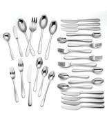 Lenox Marietta 54PC Flatware Set Service for 8 &amp; Hostess Set Stainless 1... - $220.40 CAD
