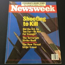 VTG Newsweek Magazine April 28 1986 - Stockman&#39;s The Triumph of Politics Part II - £18.98 GBP