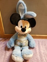 Disney 20&quot; Stuffed Plush Mickey Mouse Dressed as Bunny Rabbit - £15.48 GBP