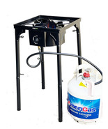 20,000 BTU Stand Up Single LP Propane Burner Outdoor Stove Camping Cooke... - $1,415.66 MXN