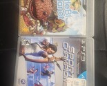 LOT OF 2: Little Big Planet +SPORT CHAMPIONS (PlayStation 3, PS3) COMPLETE - $9.89