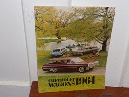 Vintage 1963-64 Chevrolet Wagons Brochure - $14.85