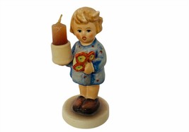 Goebel Hummel Figurine vtg W Germany MI 115 candle holder girl candleholder wax - £38.75 GBP
