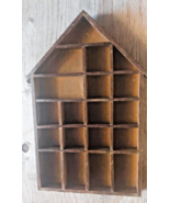 Wall display wooden house for Trickett&#39;s or collectable items - $2.89