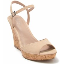 Charles Charles David Women Ankle Strap Wedge Sandals Lambert Size US 10 Nude - £25.73 GBP