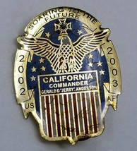 Pin California Commander Jerry Anderson Soaring to the Future USAF 2002-... - £12.11 GBP