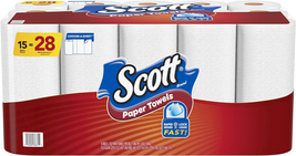 Scott Paper Towels, Choose-A-Sheet - 30 Mega Rolls = 56 Regular Rolls (1... - $100.19