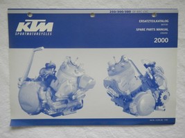 2000 KTM Spare Parts Manual Engine 250/  300 / 380 SX MXC EXC English Ge... - $49.49