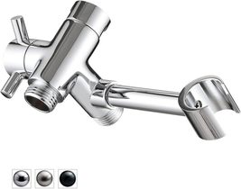 PDPBath Solid Brass Shower Arm 3 Way Shower Diverter Valve for Hand Held... - $26.99