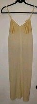 Vintage Vanity Fair Cream Silky Nylon Lace Sleeveless Nightgown Slip Siz... - $14.99