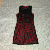 Coco Disney Pixar Women Dress Large Black Red Lace Witchy Mexico Day of ... - £15.26 GBP