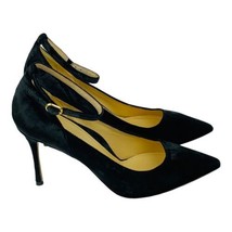 Marion Parke Pumps 38 Black Crushed Velvet Heels Toscana Muse US 7.5-8 New - $197.99