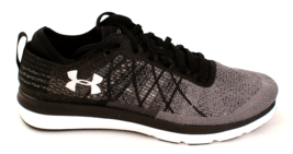 Under Armour Black &amp; Gray UA Threadborne Fortis 3 Running Shoes Women&#39;s 11 - $98.99