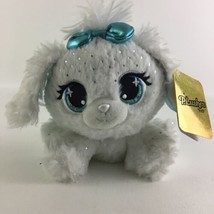 Plushes Pets Bianca Blings Plush Stuffed Animal 6&quot; Toy Puppy Dog Sparkle... - $19.75