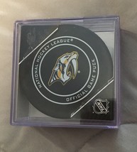 Inglasco 2020-2021 NHL Predators Official Game Puck. Game Cube. New.66 - $13.12
