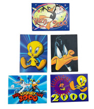 Warner Bros Looney Tunes 5 Cartoon Fridge Magnets 2000 Tweety Daffy Bugs Bunny - £15.36 GBP