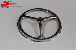 Custom Chopper Bobber Harley Lucas Tri Bar Red Dot Headlight Bulb Trim Cover 7&quot; - £15.95 GBP