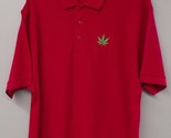 Marijuana Leaf Mens Funny Novelty Embroidered Polo Shirt XS-6XL, LT-4XLT... - £21.64 GBP+