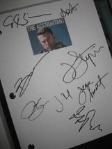 The Accountant Signed Movie Film Script Screenplay X8 Autograph Ben Affleck Anna - £15.97 GBP