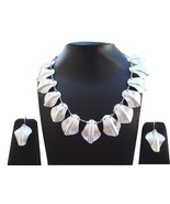 Oscar Stunning Royal Fashion Silver Plated Handmade Necklace Earring Jew... - $13.82 CAD