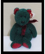 Ty Beanie Buddy 2001 Holiday Teddy 14&quot; CREASED TAG - $13.54 CAD