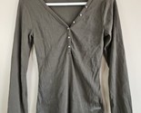 Guess Button Sweater, Dark Green, Women&#39;s M 98% Organic Cotton - $18.99