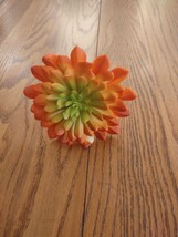 Pier 1 Flower Succulent with Vibrant Orange/Yellow/Green Colors-NEW-SHIP 24 HRS - £13.30 GBP